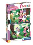 Opakowanie Puzzle 2x60 Super Kolor Minnie