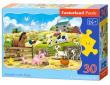 Opakowanie Puzzle 30 Animals on the Farm CASTOR