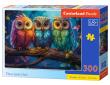 Opakowanie Puzzle 300 Three Little Owls CASTOR
