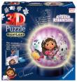 Opakowanie Puzzle 3D 72 Świecąca Kula: Koci Domek Gabi