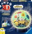 Opakowanie Puzzle 3D Świecąca kula: Minionki