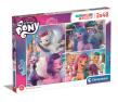 Opakowanie Puzzle 3x48 super kolor My Little Pony 25275