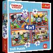 Opakowanie Puzzle 4w1 Odjazdowy Tomek TREFL