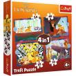 Puzzle 4w1 Odważny Król Lew Disney 34653. Wydawca: Trefl PAP. Dadada.pl Opakowanie Puzzle 4w1 Odważny Król Lew Disney 34653