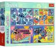 Opakowanie Puzzle 4w1 Stitch TREFL