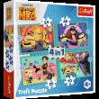 Opakowanie Puzzle 4w1 Zwariowane Minionki TREFL