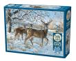 Opakowanie Puzzle 500 Jelenie zimą G3