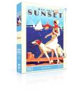 Opakowanie Puzzle 500 Sunset, Spacer z psem XXL