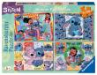 Opakowanie Puzzle dla dzieci 2D 4x100 Disney Stitch