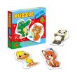 Okładka książki Puzzle dla maluszków krokodyl