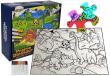 Opakowanie Puzzle do kolorowania dinozaury 24el