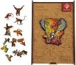 Opakowanie Puzzle drewniane A3 - Słonie