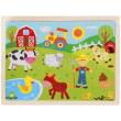 Opakowanie Puzzle drewniane Farma 60el