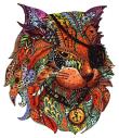 Opakowanie Puzzle drewniane/kolorowe - Kot (Pirat)