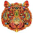 Opakowanie Puzzle drewniane kolorowe Tygrys