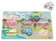 Opakowanie Puzzle drewniane Pojazdy