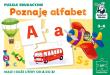 Puzzle edukacyjne Poznaję alfabet 3-6 lat. Autor: Zofia Traczyk, Agnieszka Ulatowska. Dadada.pl Okładka książki Puzzle edukacyjne Poznaję alfabet 3-6 lat