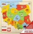 Puzzle Mapa drewniane 25x25cm. Wydawca: Daffi. Dadada.pl Opakowanie Puzzle Mapa drewniane 25x25cm