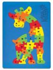 Opakowanie Puzzle piankowe Żyrafa