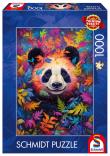 Opakowanie Puzzle PQ 1000 Panda w kolorowym lesie G3