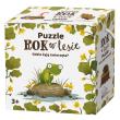 Puzzle Rok w lesie Gdzie żyją zwierzęta?. Autor: Emilia Dziubak Martin Widmark. Dadada.pl Okładka książki Puzzle Rok w lesie Gdzie żyją zwierzęta?