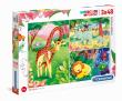 Opakowanie Puzzle Supercolor Jungle Friends 3x48