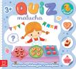Quiz malucha. Książeczka edukacyjna z naklejkami z kaczuszką 3+. Autor: Łanocha Katarzyna. Dadada.pl Okładka książki Quiz malucha. Książeczka edukacyjna z naklejkami z kaczuszką 3+