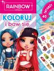 Okładka książki Rainbow High. Koloruj i baw się. 40 tatuaży
