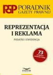 Okładka książki Reprezentacja i reklama. Podatki i ewidencja