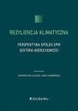 Rezyliencja klimatyczna. Autor: Katarzyna Jelska, Ewa Siemińska. Dadada.pl Okładka książki Rezyliencja klimatyczna