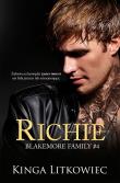 Richie. Blakemore Family. Tom 4. Autor: Kinga Litkowiec. Dadada.pl Okładka książki Richie. Blakemore Family. Tom 4