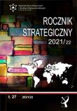 Okładka książki Rocznik Strategiczny 2021/22 Tom 27