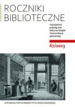 Okładka książki Roczniki Biblioteczne LXVII 67/2023