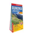 Rumunia i Mołdawia laminowana mapa samochodowa 1:800 000. Autor:   Praca zbiorowa. Dadada.pl Okładka książki Rumunia i Mołdawia laminowana mapa samochodowa 1:800 000