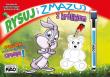 Rysuj i zmazuj z królikiem. Autor: Wydawnictwo NIKO. Dadada.pl Okładka książki Rysuj i zmazuj z królikiem