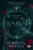 Sabat kości T.1 Sabat. Autor: Harper L. Woods, Emilia Skowrońska, Justyna Yigit. Dadada.pl Okładka książki Sabat kości T.1 Sabat