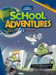 Okładka książki School Adventures Level 3 cz.2 Tilted + CD