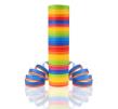 Opakowanie Serpentyna Tęczowe paski 4m