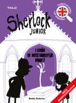 Sherlock Junior i grób w Westminster Abbey. Sherlock Junior 3. Autor: Nikolai Renger, Miłosz Urban. Dadada.pl Okładka książki Sherlock Junior i grób w Westminster Abbey. Sherlock Junior 3