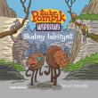 Skalny labirynt. Żubr Pompik. Wyprawy. Autor: Samojlik Tomasz. Dadada.pl Okładka książki Skalny labirynt. Żubr Pompik. Wyprawy