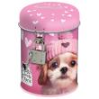 Opakowanie Skarbonka z kłódką Różowy szczeniak DERFORM