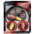 Opakowanie Składane słuchawki przewodowe stereo Disney Cars z głośnością bezpieczną dla dzieci Lexibook HP010DC