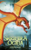 Skrzydła ognia T.8 Ucieczka Groźby. Autor: Tui T. Sutherland. Dadada.pl Okładka książki Skrzydła ognia T.8 Ucieczka Groźby