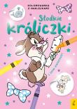 Słodkie zwierzaki. Słodkie króliczki i inne zwierzaki. Kolorowanka z naklejkami. Autor: Opracowanie zbiorowe. Dadada.pl Okładka książki Słodkie zwierzaki. Słodkie króliczki i inne zwierzaki. Kolorowanka z naklejkami