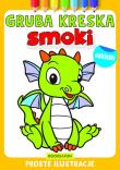 Okładka książki Smoki. Gruba kreska