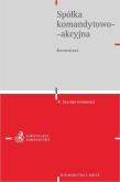 Okładka książki Spółka komandytowo-akcyjna. Komentarz