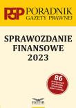 Okładka książki Sprawozdanie finansowe 2023