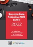 Sprawozdanie finansowe NGO za rok 2022. Autor: Trzpioła Katrzyna, Liżewski Sławomir. Dadada.pl Okładka książki Sprawozdanie finansowe NGO za rok 2022