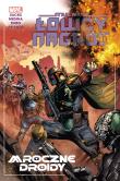 Star Wars. Łowcy nagród. Mroczne droidy. Tom 7. Autor: Ethan Sacks, Lan Medina, Paolo Villanelli, Jethro Morales, Davide Tinto. Dadada.pl Okładka książki Star Wars. Łowcy nagród. Mroczne droidy. Tom 7