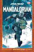 Star Wars. Mandalorianin. Sezon drugi, część pierwsza. Autor: Rodney Barnes, Georges Jeanty, Steven Cummings. Dadada.pl Okładka książki Star Wars. Mandalorianin. Sezon drugi, część pierwsza